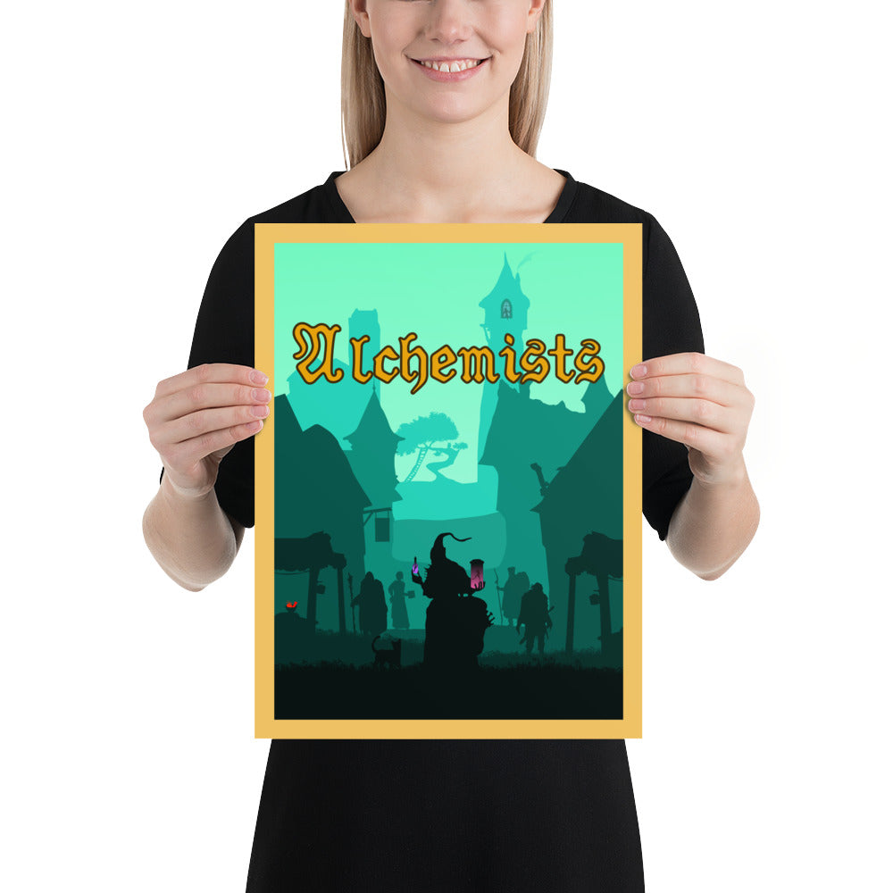 Alchemists Minimalist Board Game Art Poster
