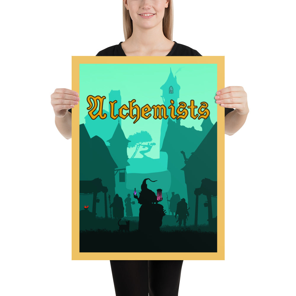 Alchemists Minimalist Board Game Art Poster