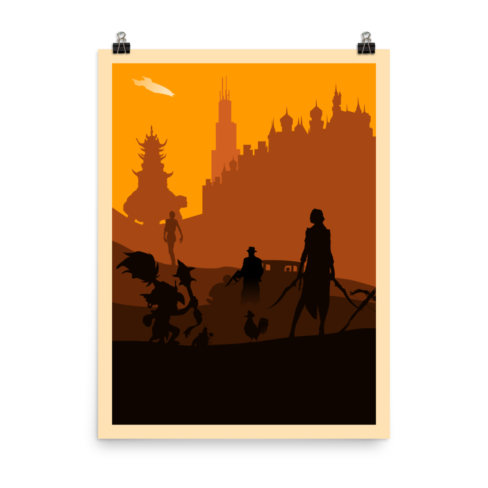 Bluffing Board Game Mechanic Minimalist Board Game Art Poster