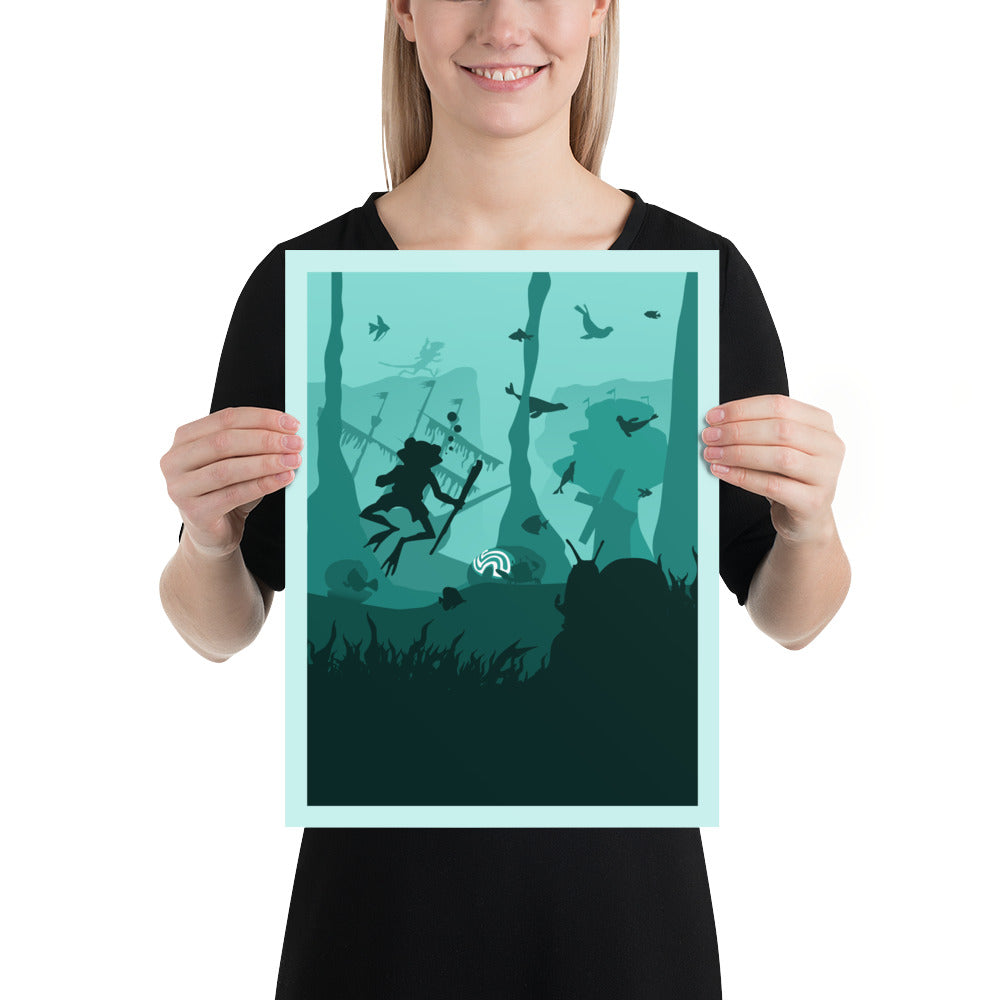 Everdell Pearlbrook Minimalist Board Game Art Poster