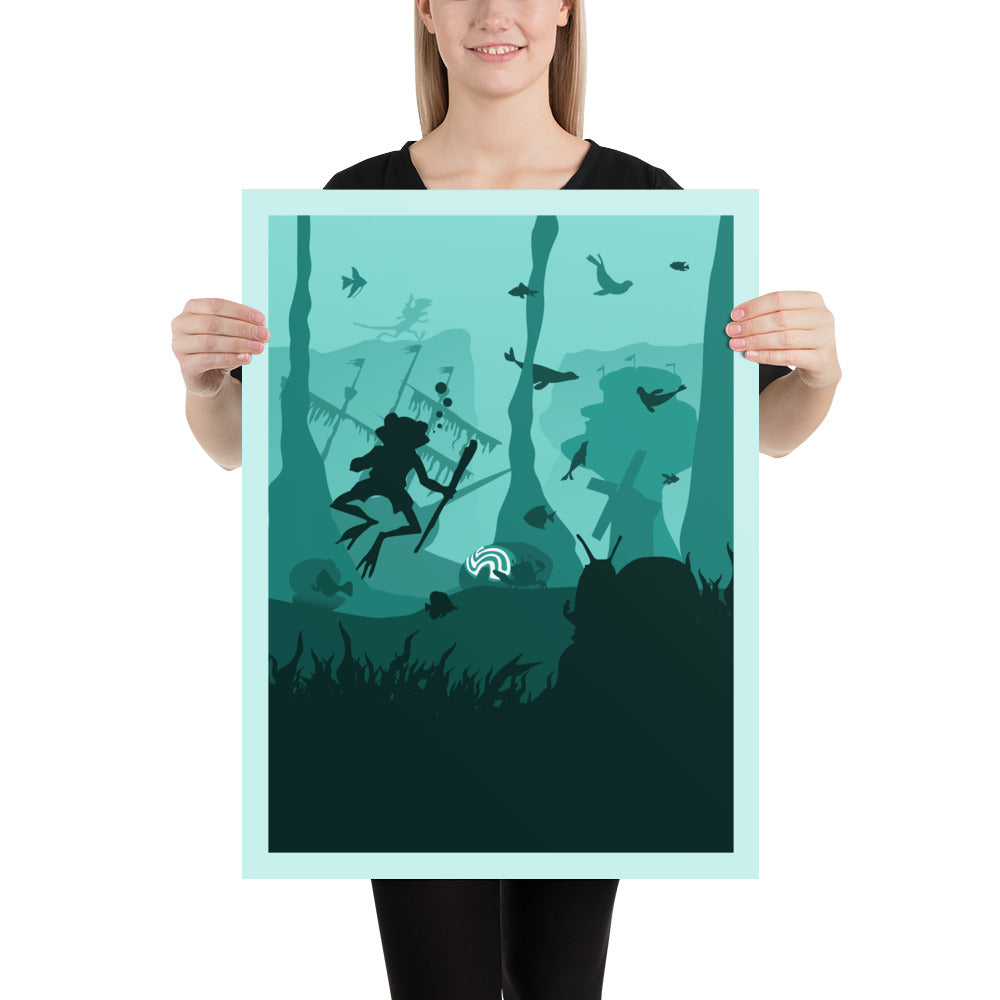 Everdell Pearlbrook Minimalist Board Game Art Poster