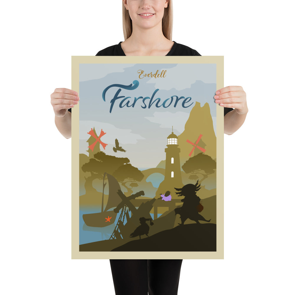 Everdell Farshore Minimalist Board Game Art Poster