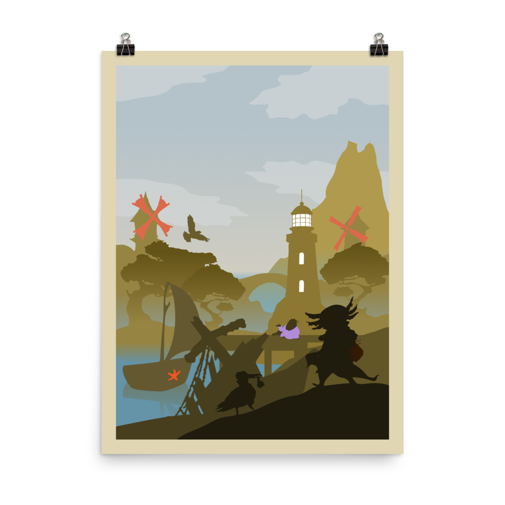 Everdell Farshore Minimalist Board Game Art Poster