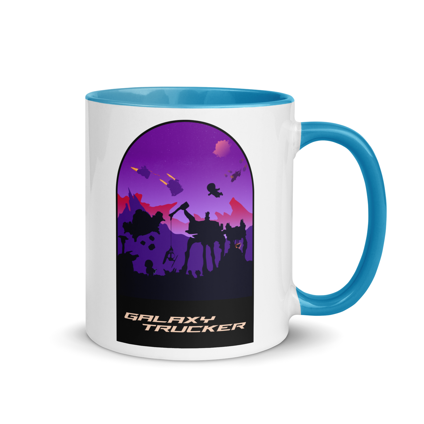 Galaxy Trucker (Twilight) Minimalist Board Game Mug