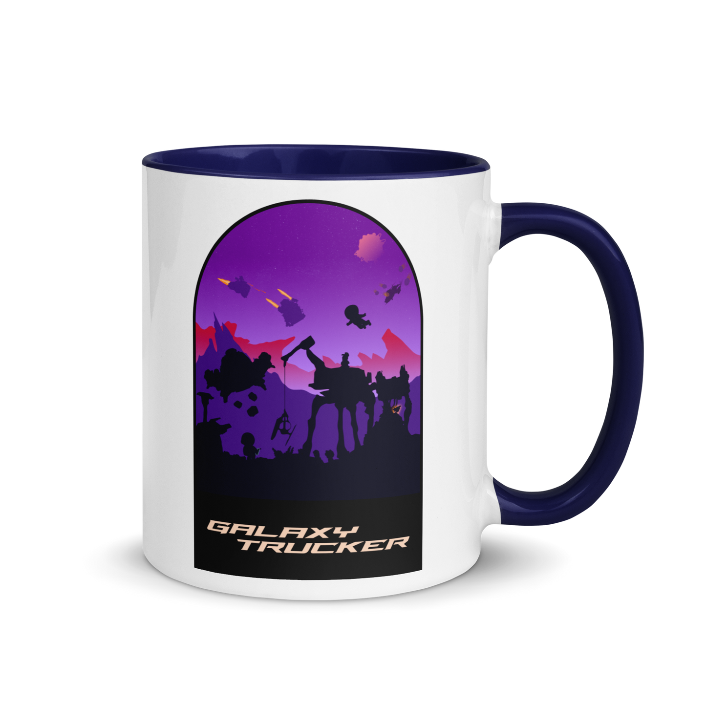 Galaxy Trucker (Twilight) Minimalist Board Game Mug