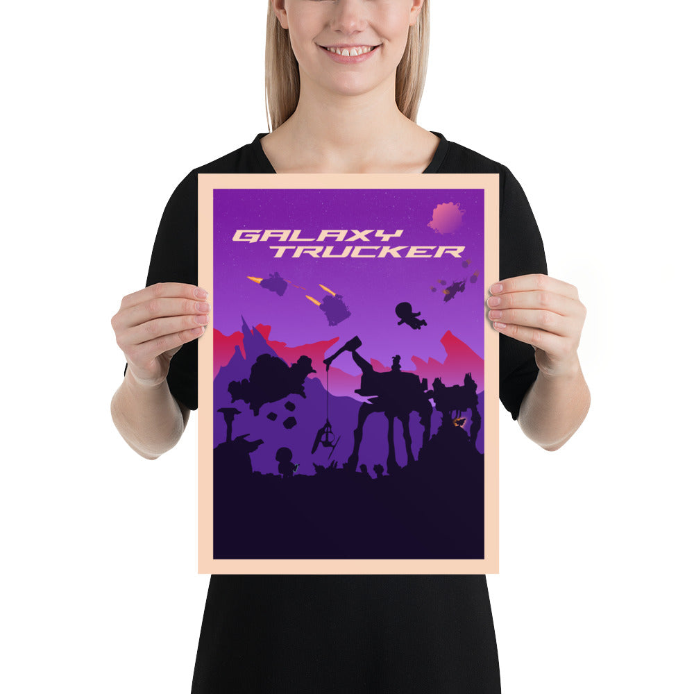 Galaxy Trucker (Twilight) Minimalist Board Game Art Poster