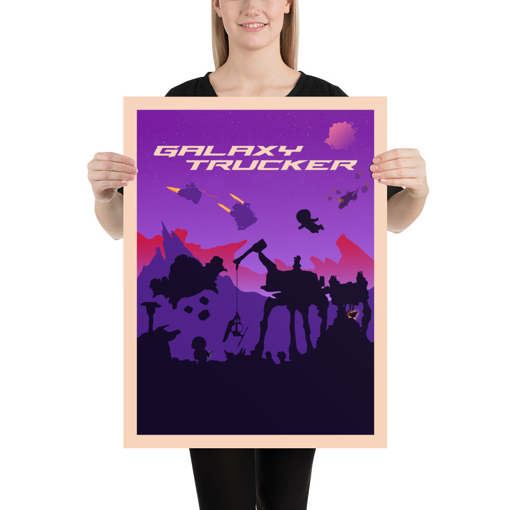 Galaxy Trucker (Twilight) Minimalist Board Game Art Poster