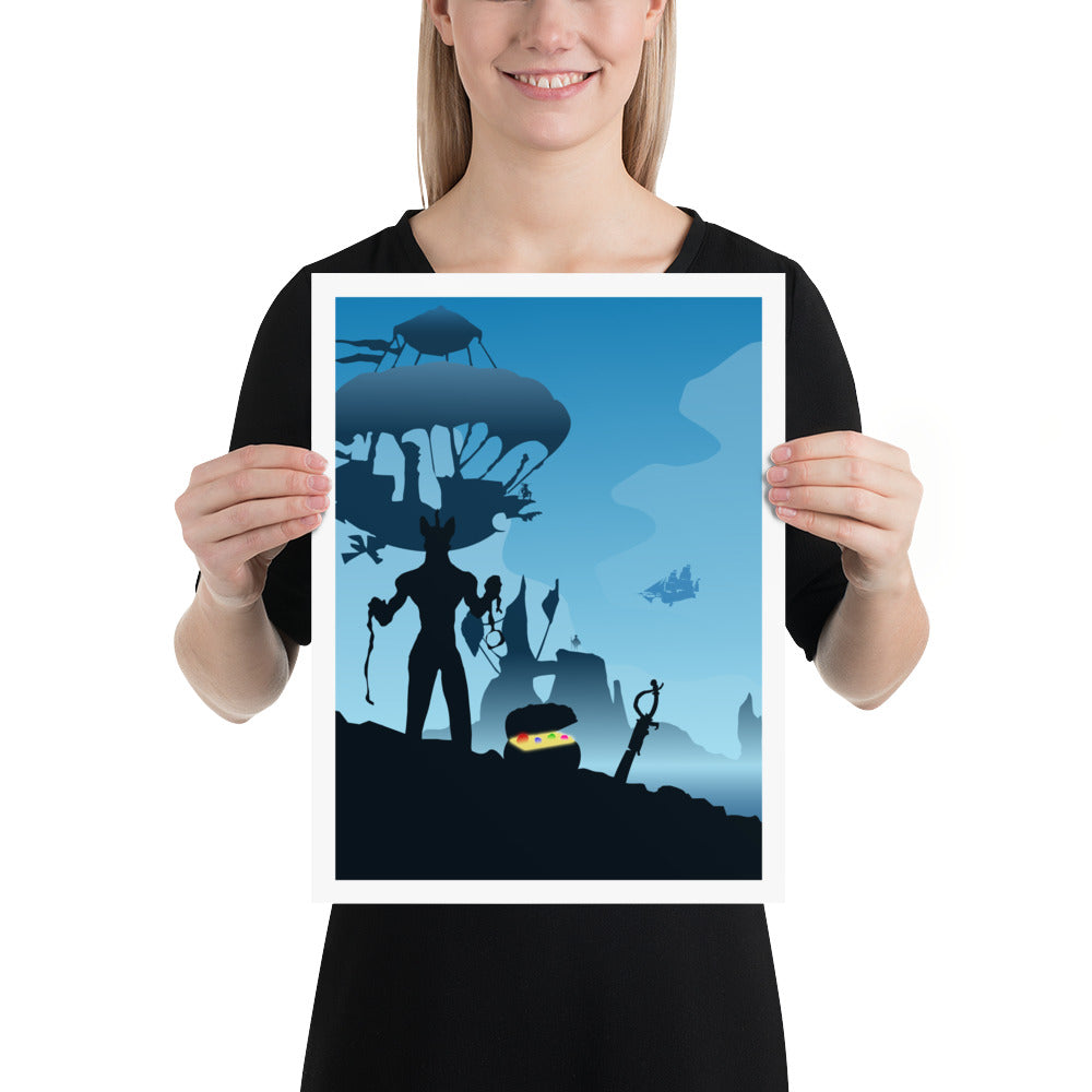 Libertalia Minimalist Board Game Art Poster