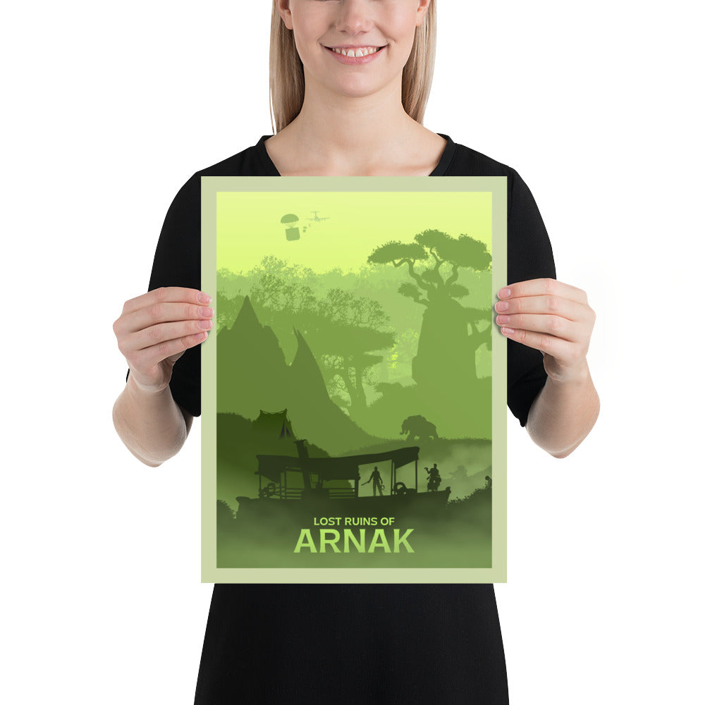 Lost Ruins of Arnak Exploration Minimalist Board Game Art Poster