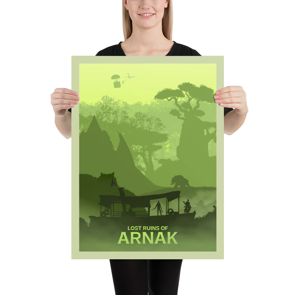 Lost Ruins of Arnak Exploration Minimalist Board Game Art Poster