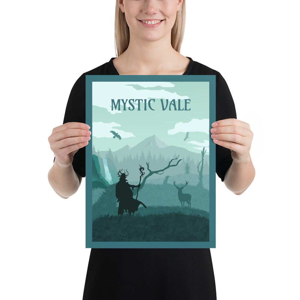 Mystic Vale Minimalist Board Game Art Poster