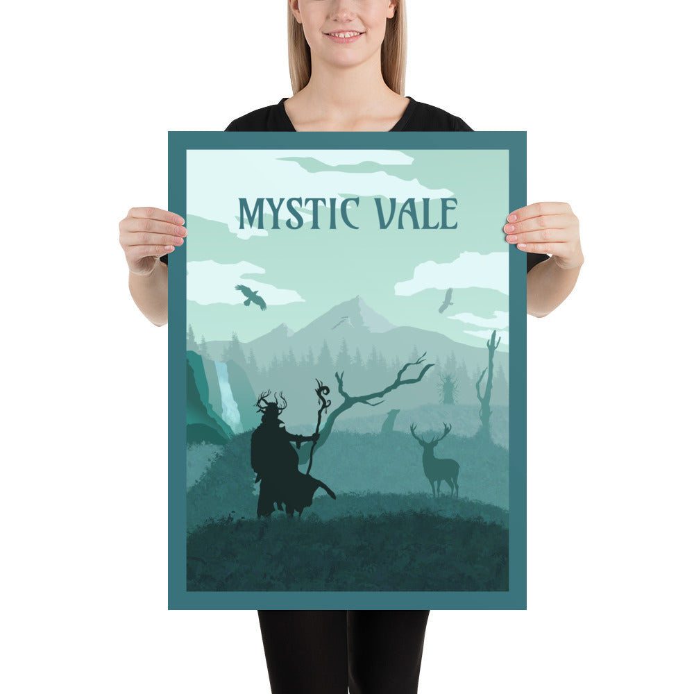 Mystic Vale Minimalist Board Game Art Poster