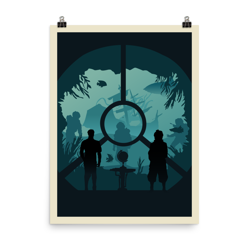 Nemo's War Minimalist Board Game Art Poster