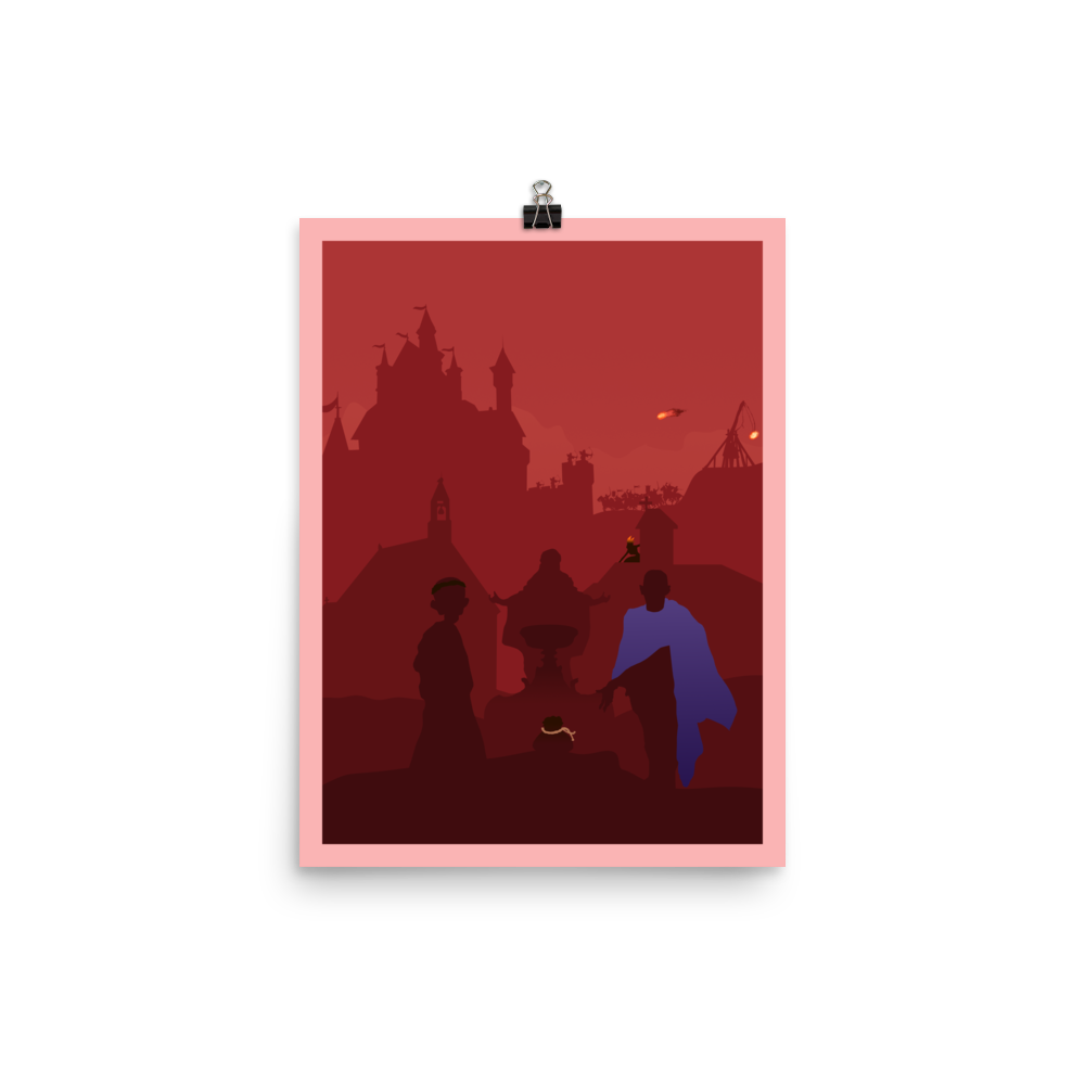 Paladins of the West Kingdom Minimalist Board Game Art Poster