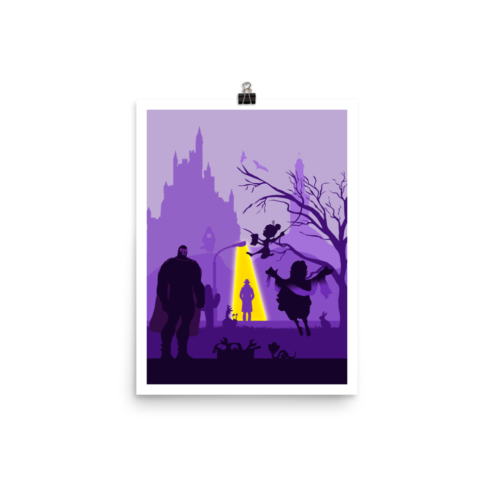 Party Board Game Mechanic Minimalist Board Game Art Poster