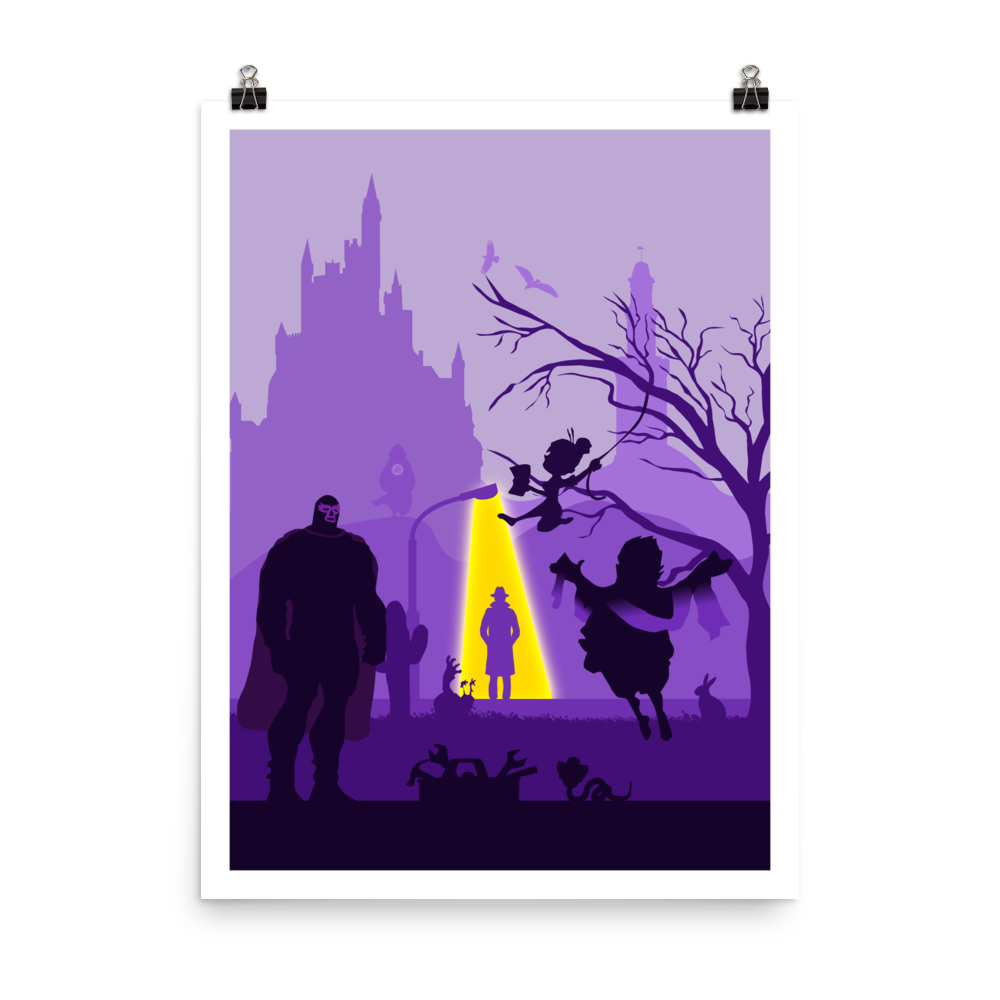 Party Board Game Mechanic Minimalist Board Game Art Poster