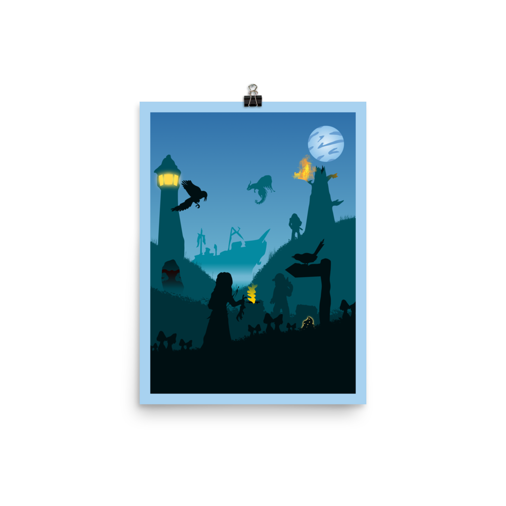 Pauper's Ladder Minimalist Board Game Art Poster