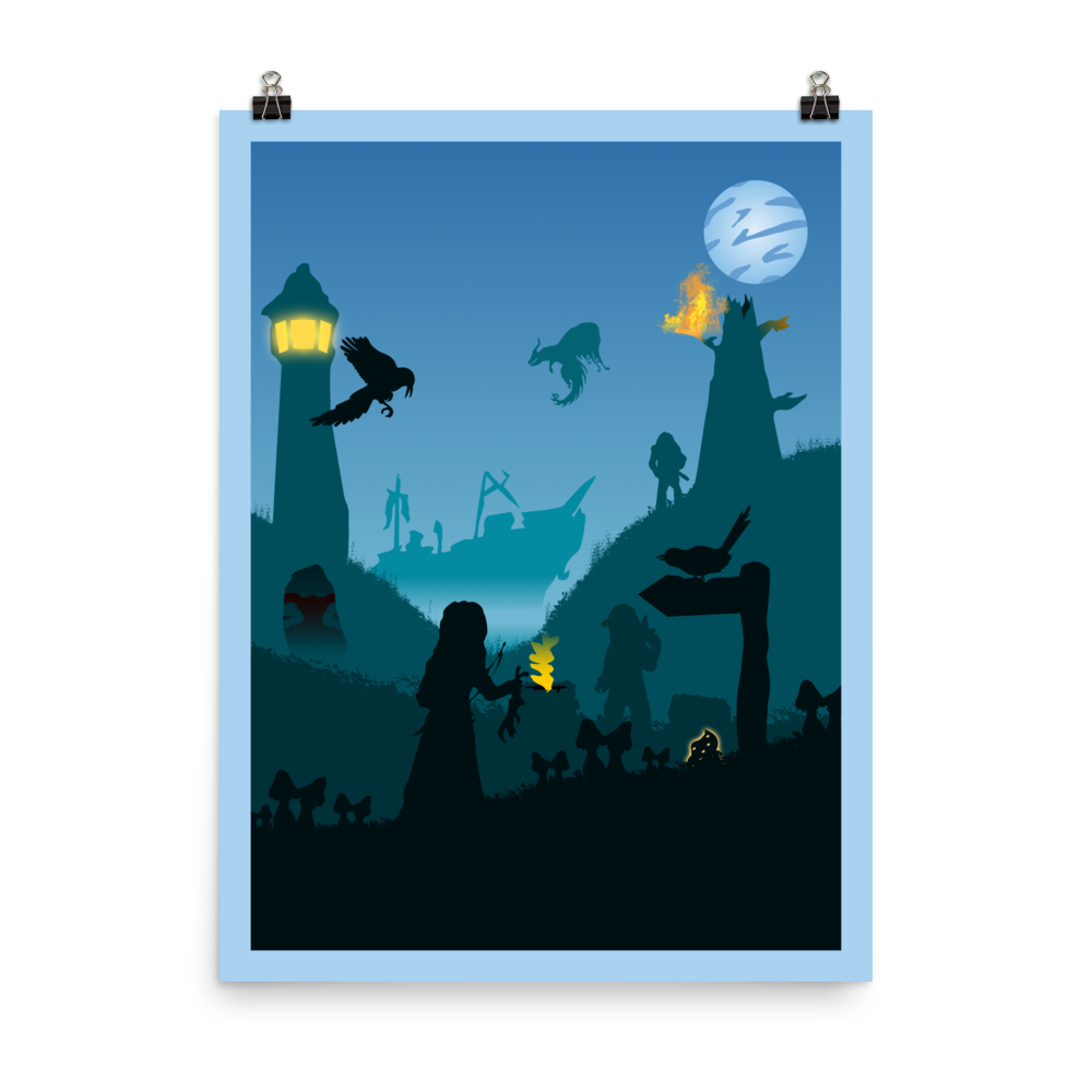 Pauper's Ladder Minimalist Board Game Art Poster
