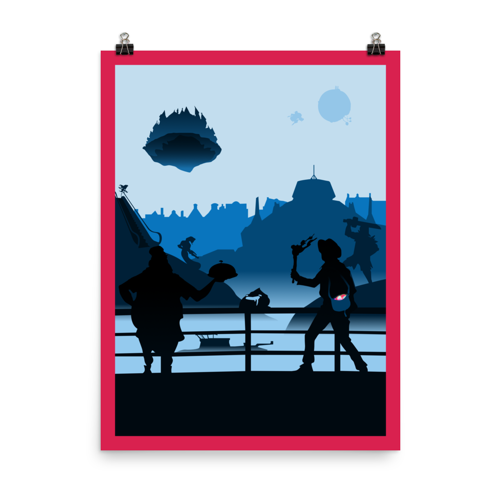 Real Time Board Game Mechanic Minimalist Board Game Art Poster