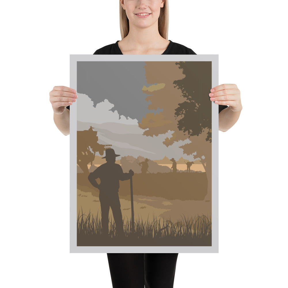 Scythe Minimalist Board Game Art Poster