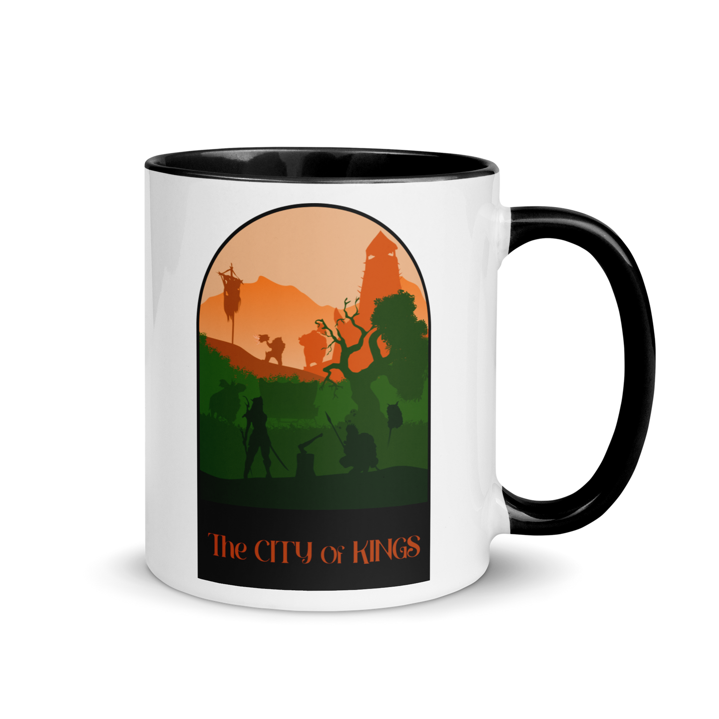 The City of Kings Minimalist Board Game Mug