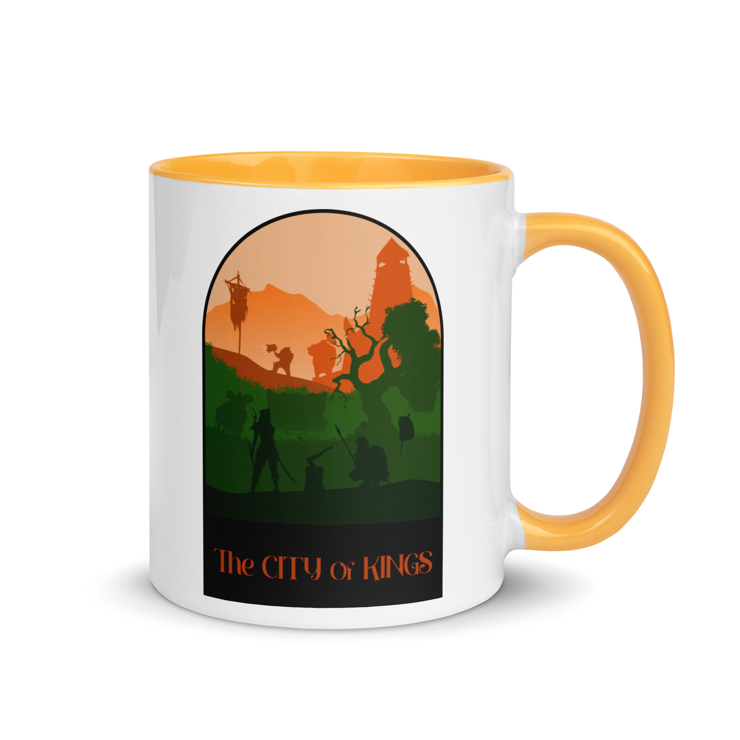 The City of Kings Minimalist Board Game Mug
