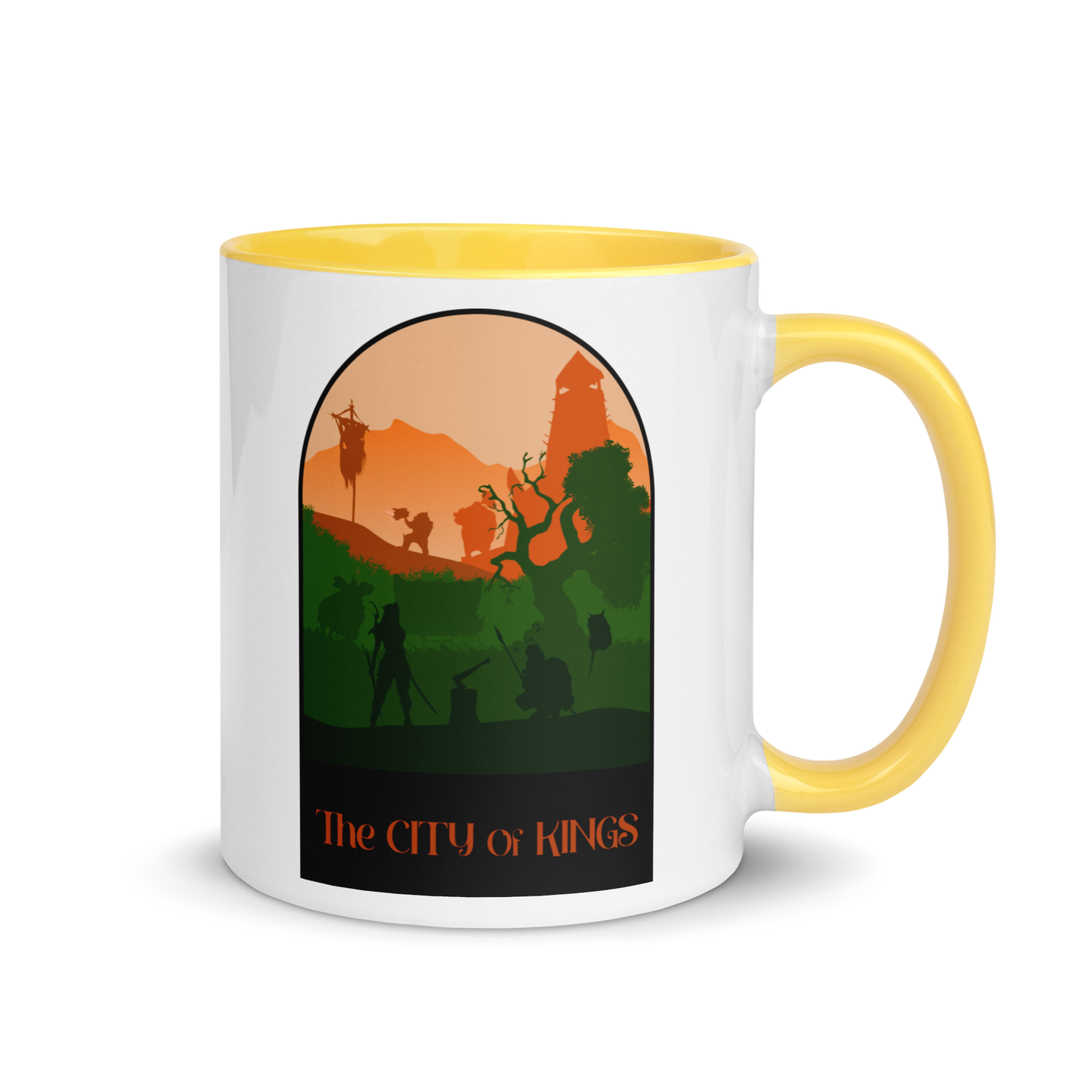 The City of Kings Minimalist Board Game Mug