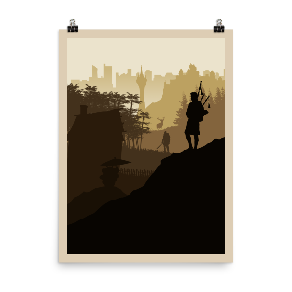 Tile Placement Board Game Mechanic Minimalist Board Game Art Poster