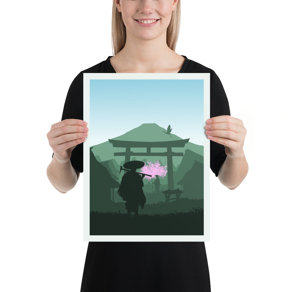 tokaido Minimalist Board Game Art Poster