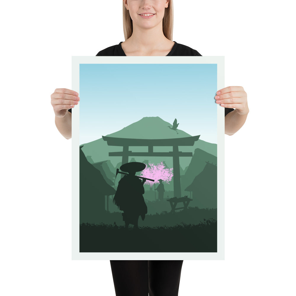 tokaido Minimalist Board Game Art Poster