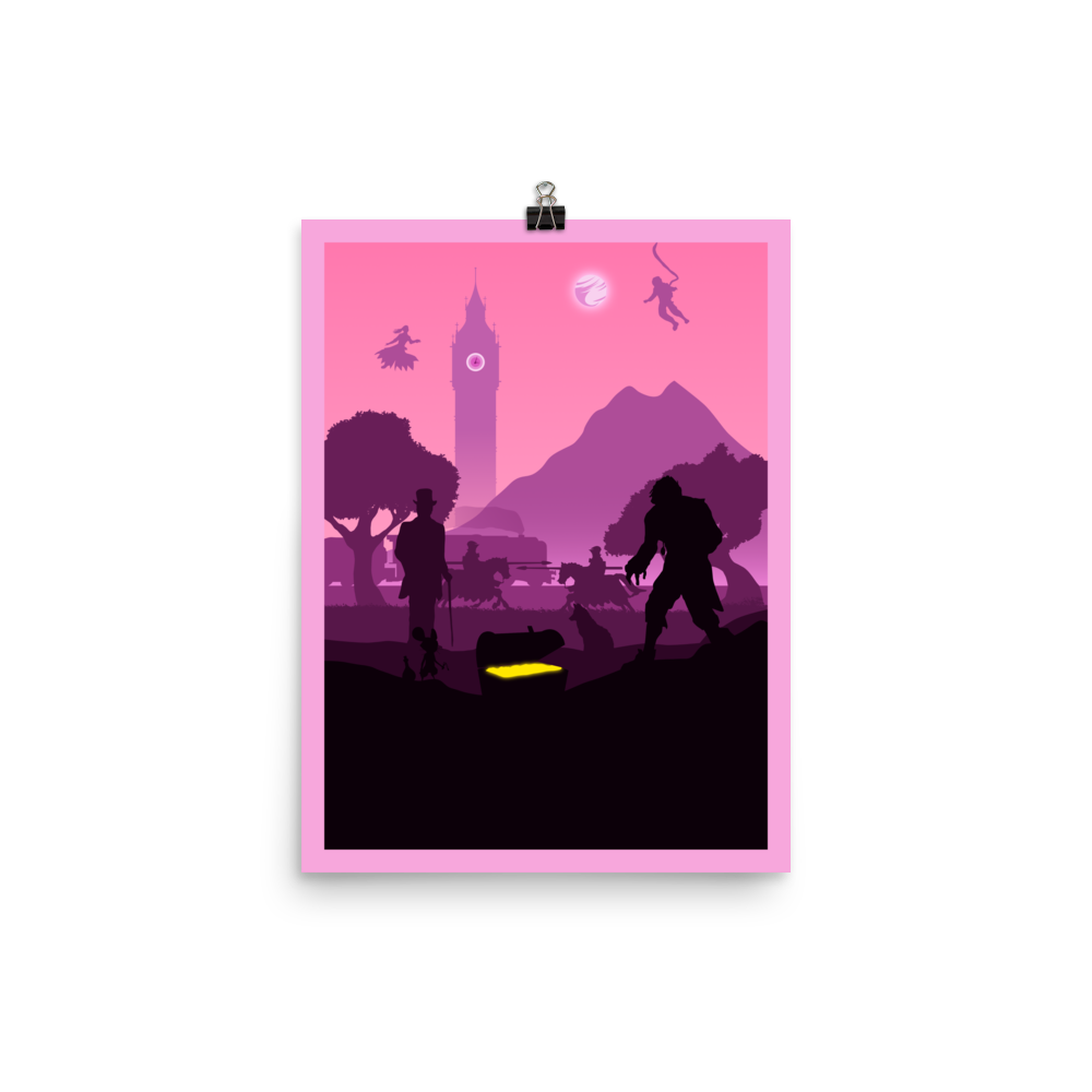 Trick Taking Board Game Mechanic Minimalist Board Game Art Poster