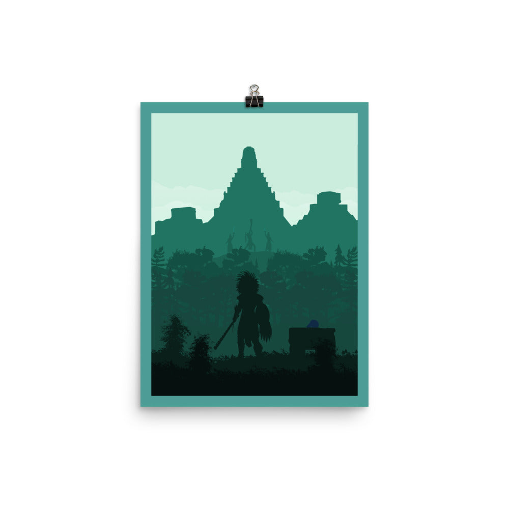 Tzolk'in Minimalist Board Game Art Poster