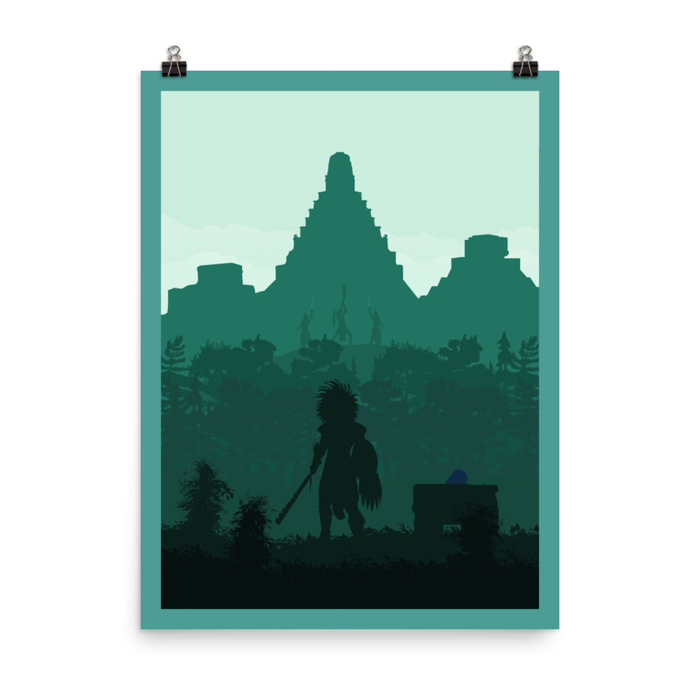 Tzolk'in Minimalist Board Game Art Poster