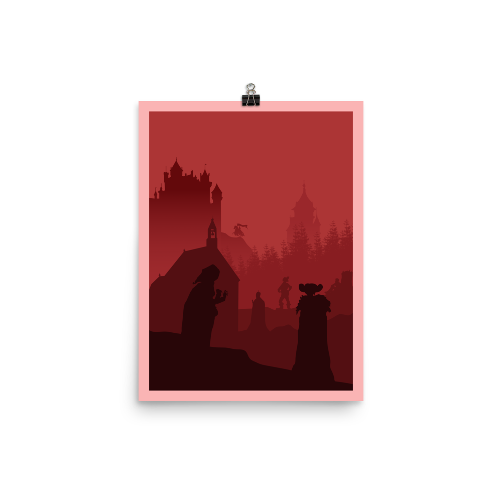 Viscounts of the West Kingdom Minimalist Board Game Art Poster