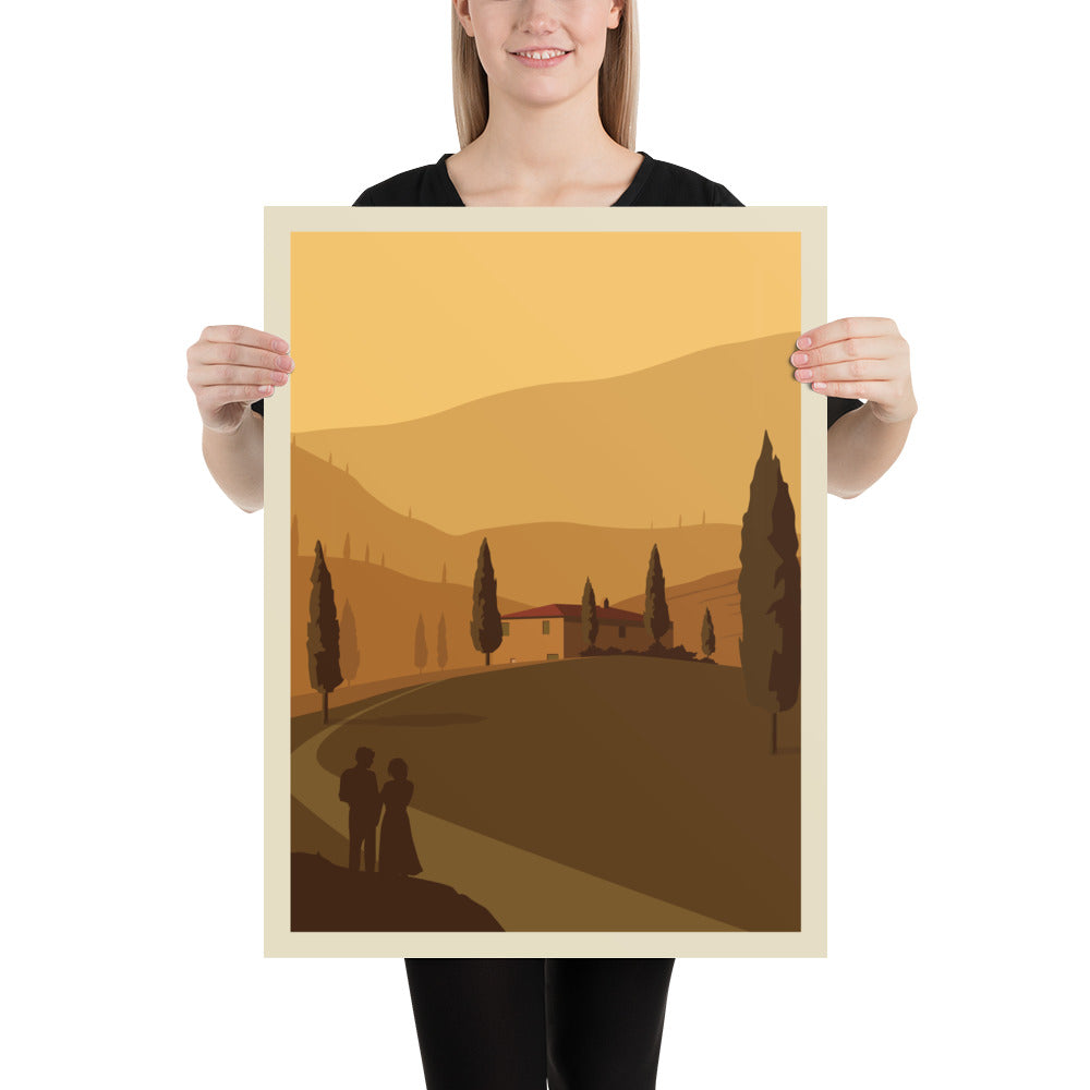 Viticulture Minimalist Board Game Art Poster