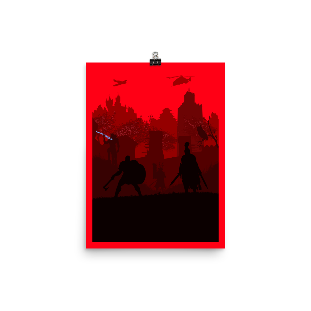 War Game Board Game Mechanic Minimalist Board Game Art Poster