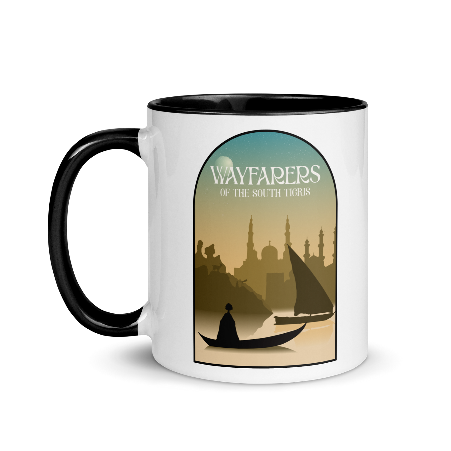 Wayfarers of the South Tigris Minimalist Board Game Mug