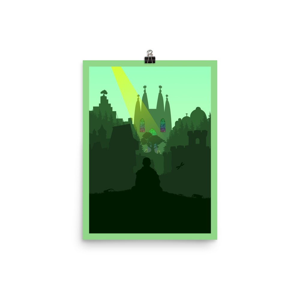 Abstract Board Game Mechanic Minimalist Board Game Art Poster