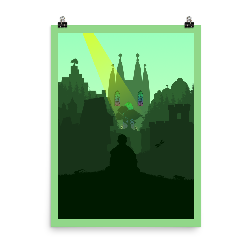 Abstract Board Game Mechanic Minimalist Board Game Art Poster