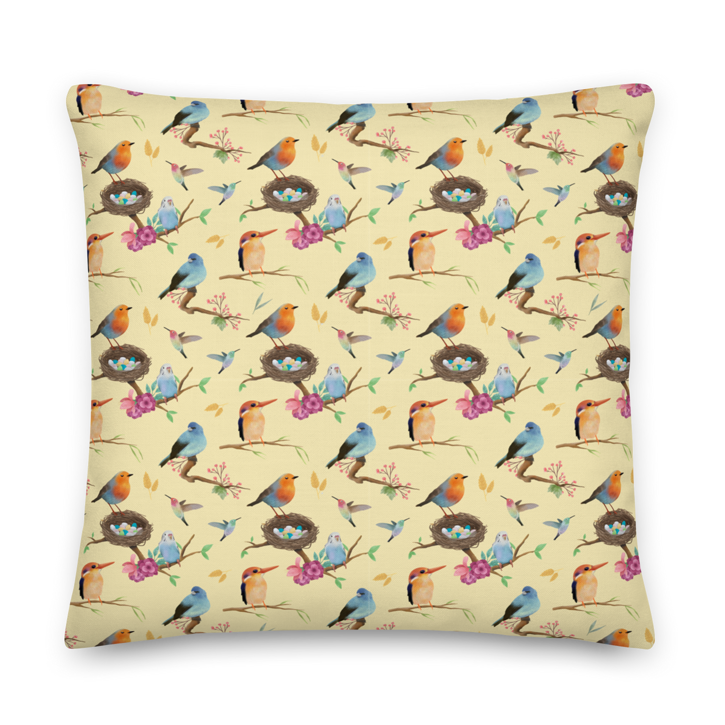 Wingspan (Yellow) Inspired Premium Cushion