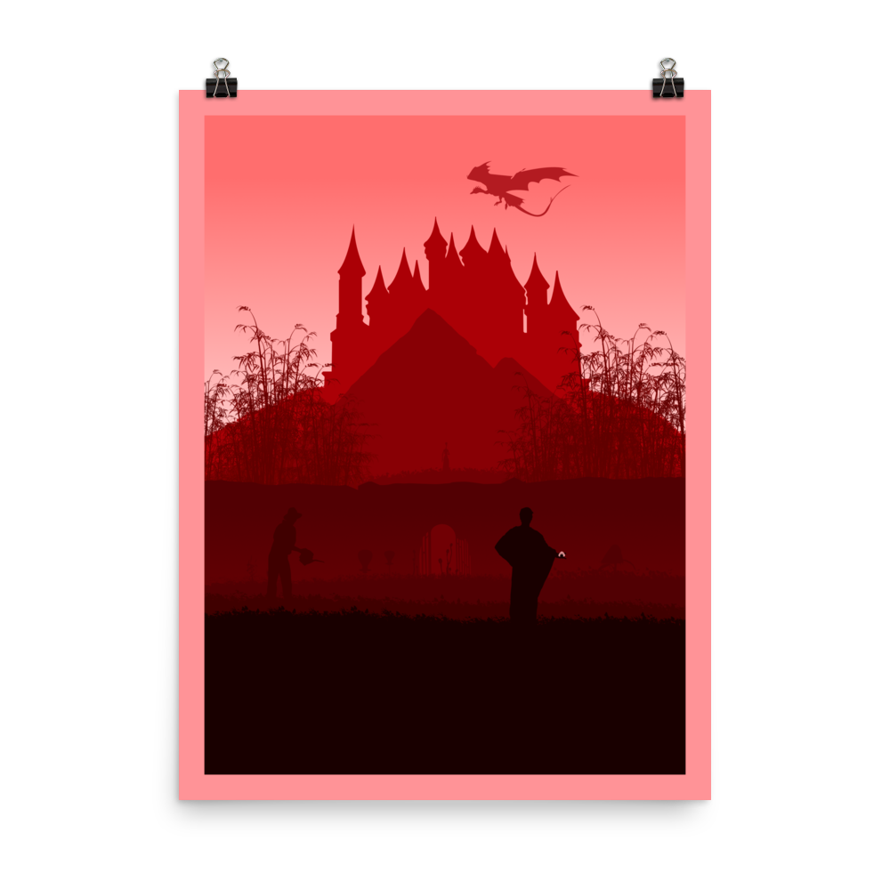 Card Drafting Board Game Mechanic Minimalist Board Game Art Poster