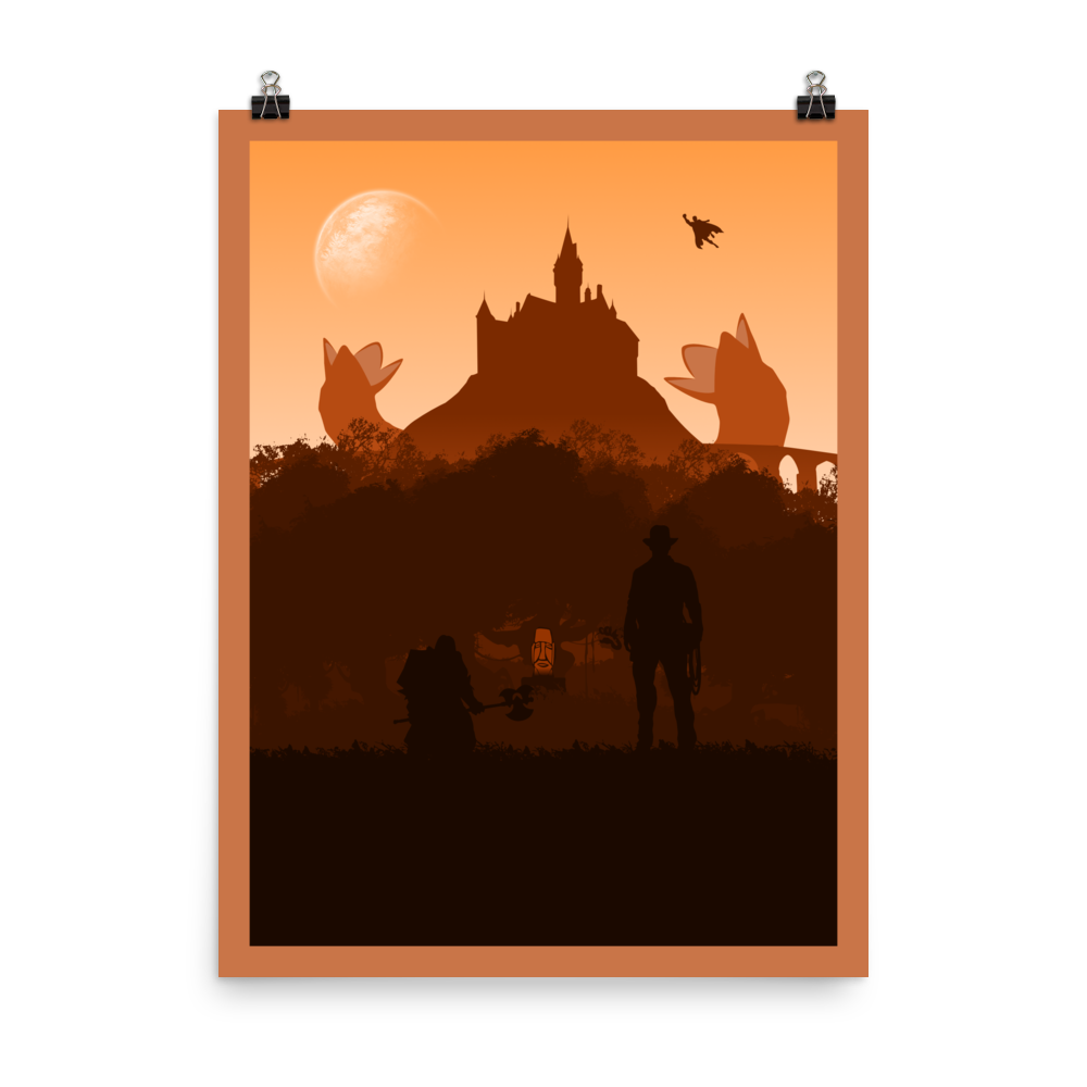 Deck Builder Board Game Mechanic Minimalist Board Game Art Poster