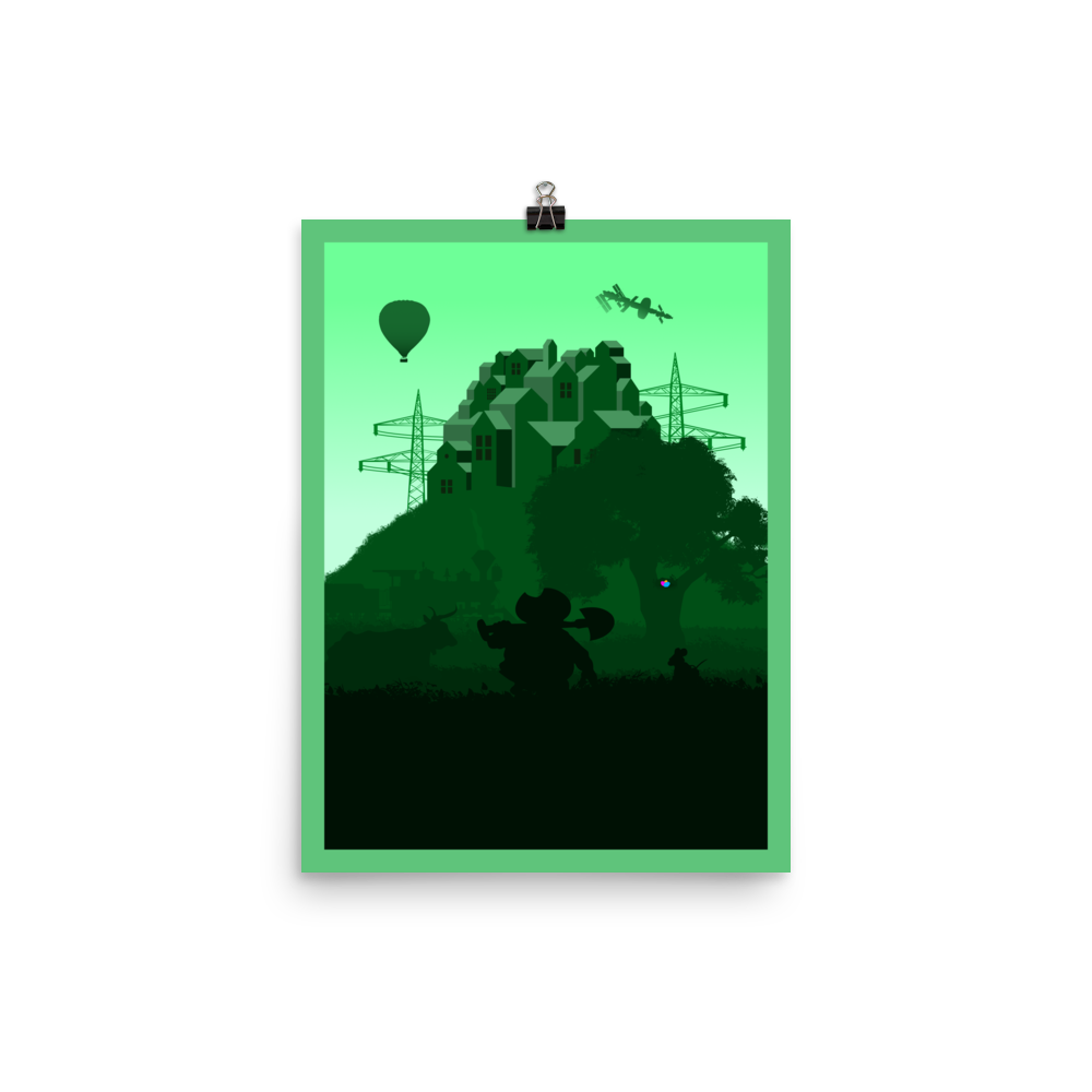 Engine Builder Board Game Mechanic Minimalist Board Game Art Poster