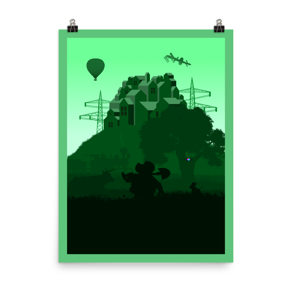 Engine Builder Board Game Mechanic Minimalist Board Game Art Poster
