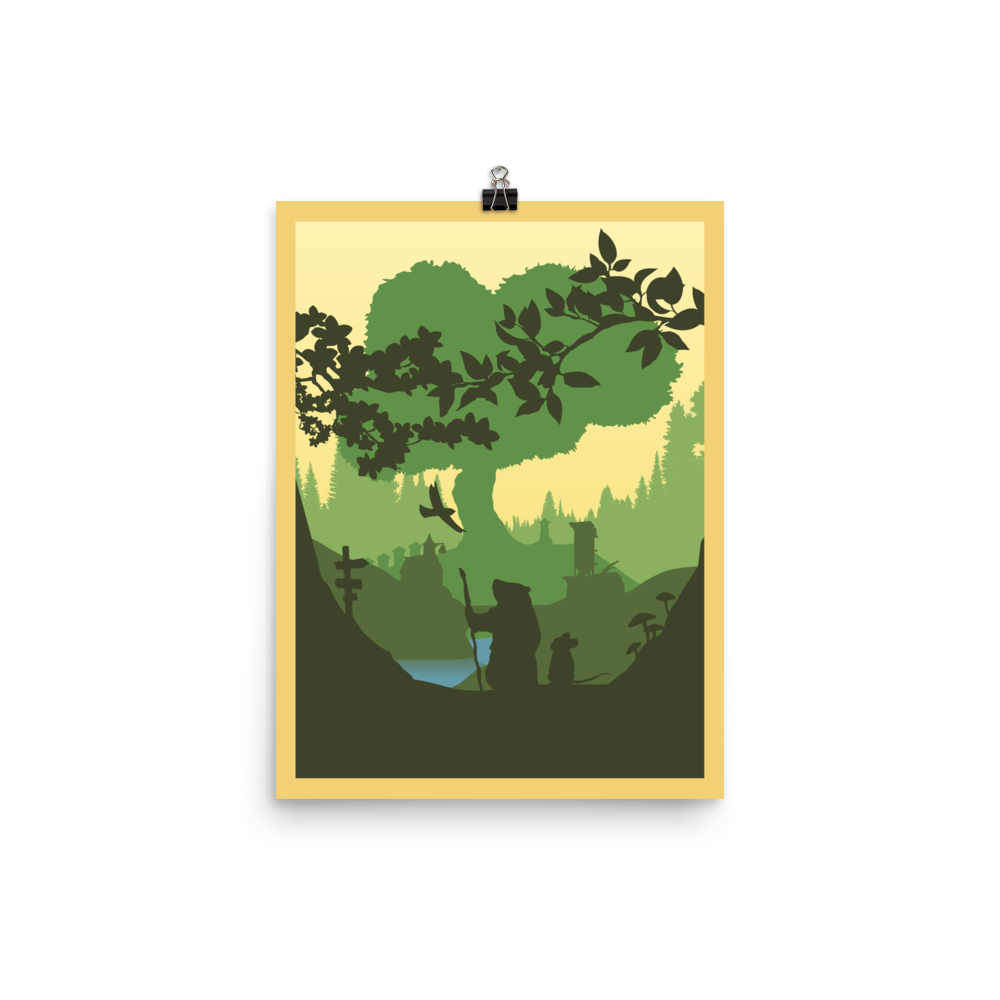 Everdell Minimalist Board Game Art Poster