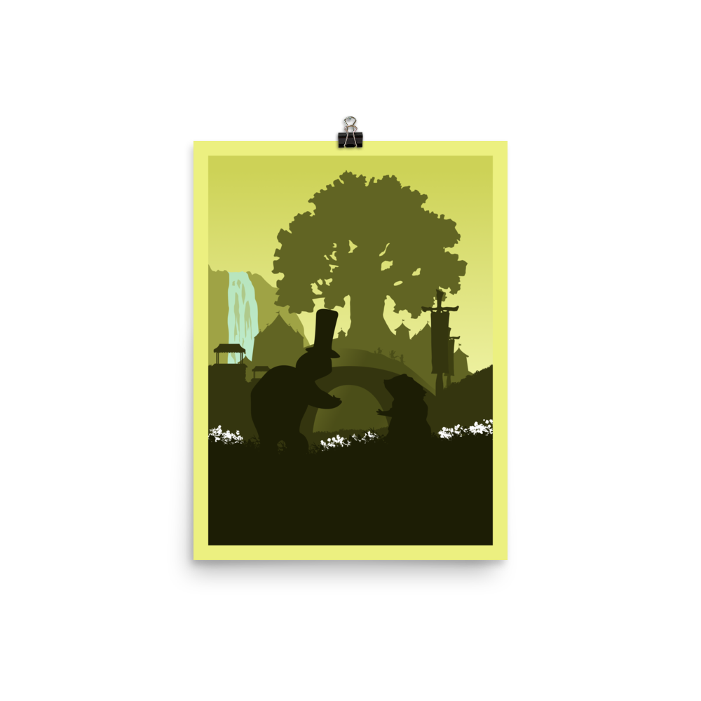 Everdell Bellfaire Minimalist Board Game Art Poster