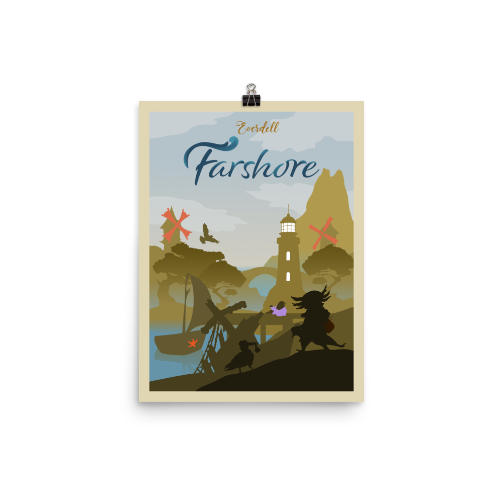 Everdell Farshore Minimalist Board Game Art Poster