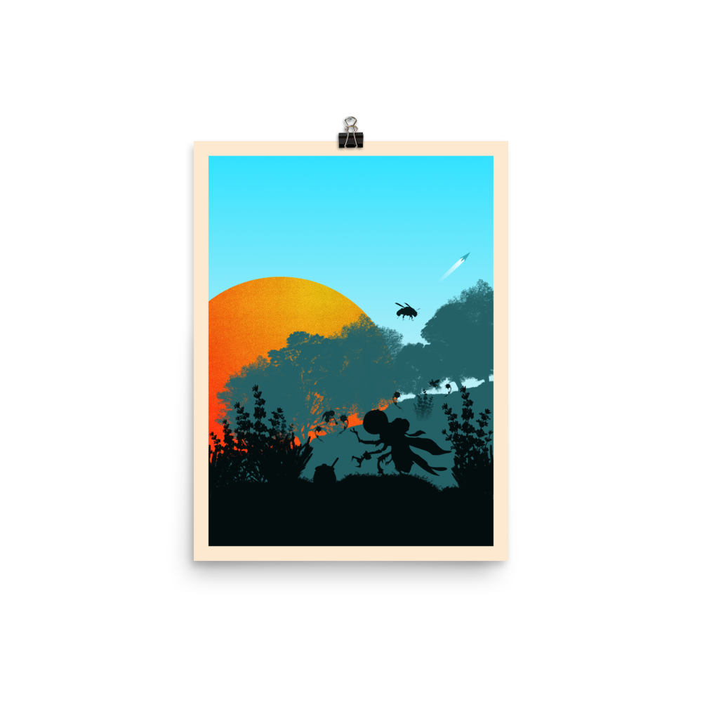 Apiary (Day) Minimalist Board Game Art Poster