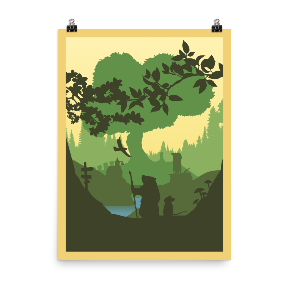 Everdell Minimalist Board Game Art Poster