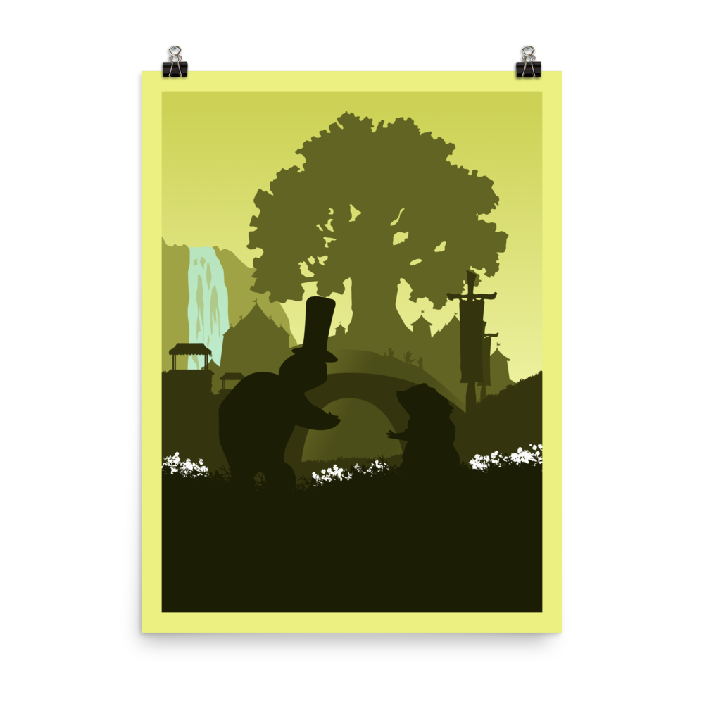 Everdell Bellfaire Minimalist Board Game Art Poster